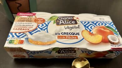 Charles et Alice dessert vegetal lait de coco peche Le Café Du Geek